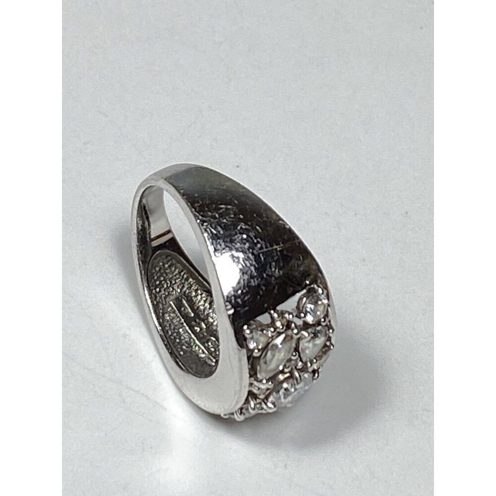 925 Thailand CZ Sterling Silver Ring Size 9 7.39g - Picture 7 of 12